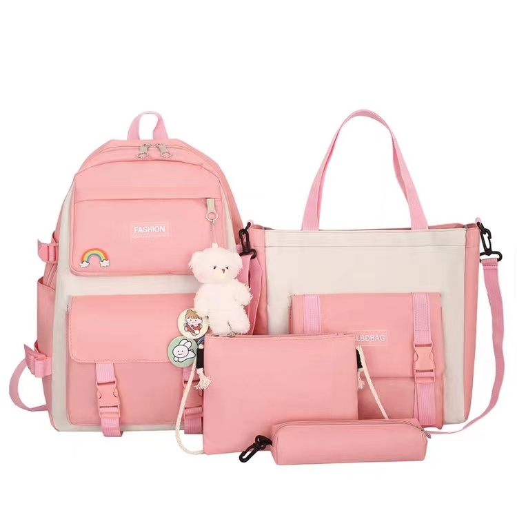 Jual TASHAPPY EL 6788 Tas RANSEL Remaja Wanita 4IN1 Canvas Fashion Free Gantungan Lucu import model korea supplier tas import BQ3589 GT1989 JT8231 LT2240 CR8031 Shopee Indonesia