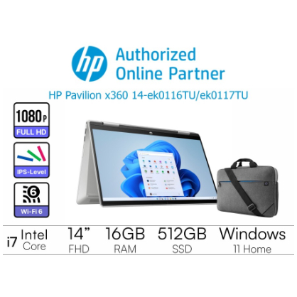 Jual Laptop HP Pavilion X360 14-EK0116TU | 14-EK0117TU | Intel Core I7 ...