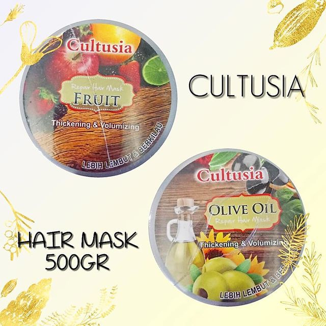 Jual Cultusia Hair Mask Olive Oil Fruit Chocolate 500ml Shopee Indonesia 