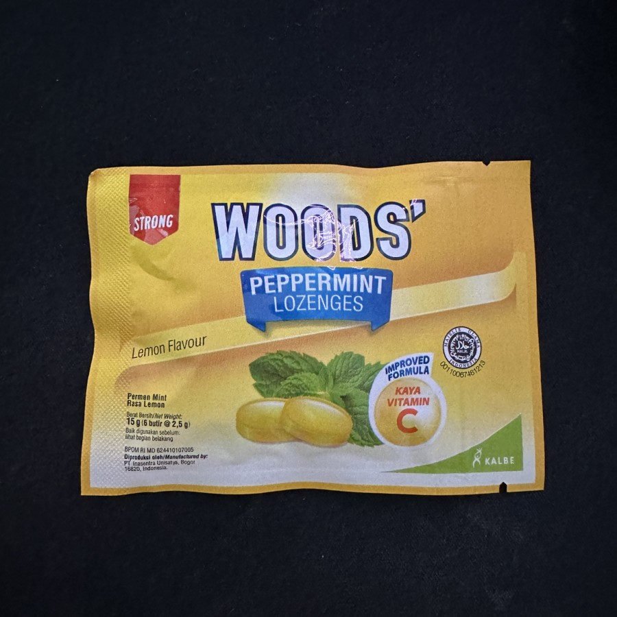 Jual Woods Permen Peppermint Lozenges Lemon | Shopee Indonesia