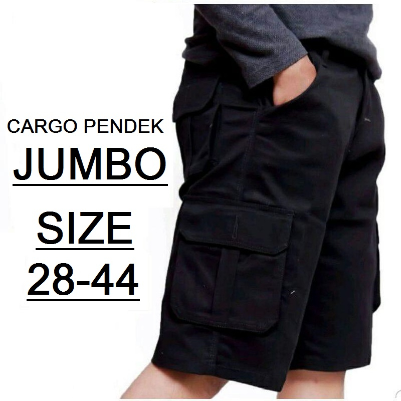 Jual Celana Pendek Cargo Pria Bige Size Jumbo Original Size 28-44 ...