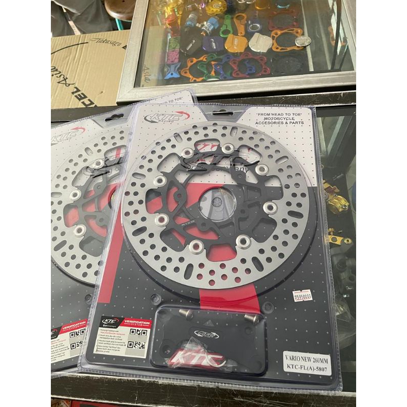 Jual Disc Ktc racing Vario new 150 lubang disc 5 ukuran 260mm | Shopee ...