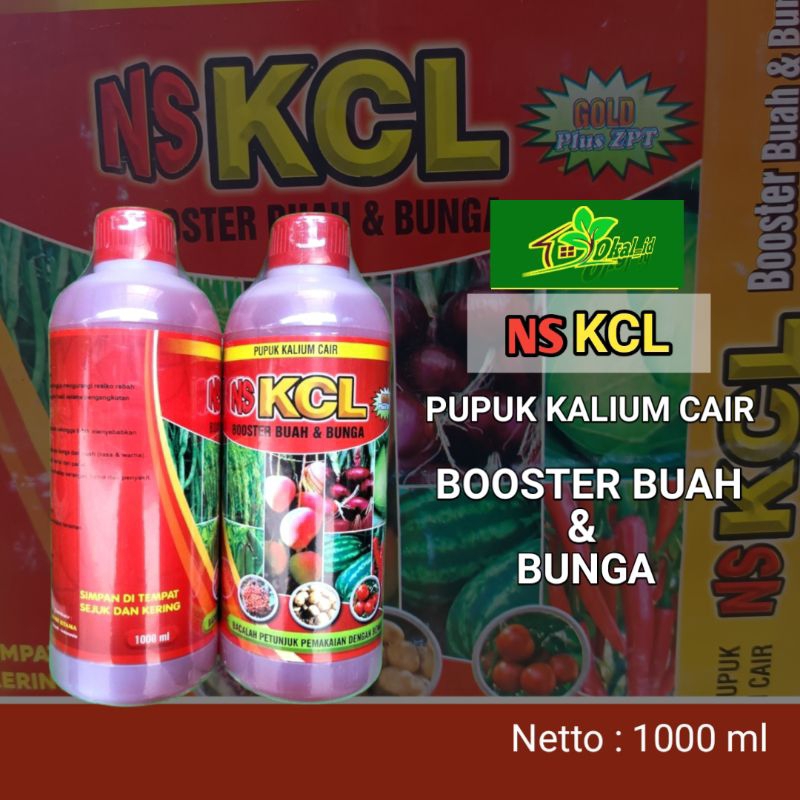 Jual Pupuk Kalium Cair NS KCL Booster Buah Dan Bunga Kemasan 1 Liter Shopee Indonesia