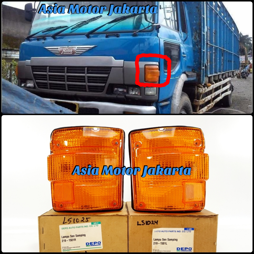 Jual Lampu Sen Depan Depo - Truck Hino Ranger EM100 - Hino Jumbo ...