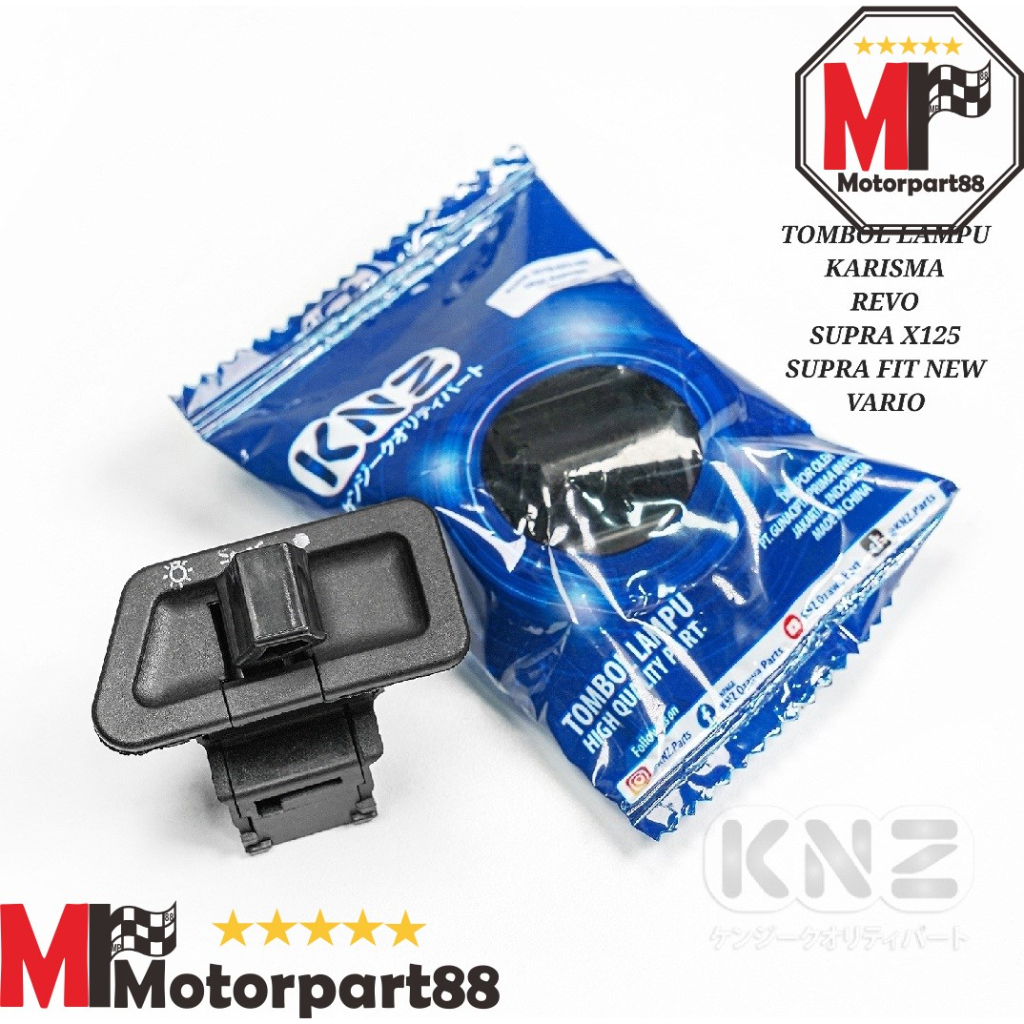 Jual TOMBOL KNZ SAKLAR LAMPU KARISMA SUPRA X 125 FIT NEW VARIO | Shopee ...