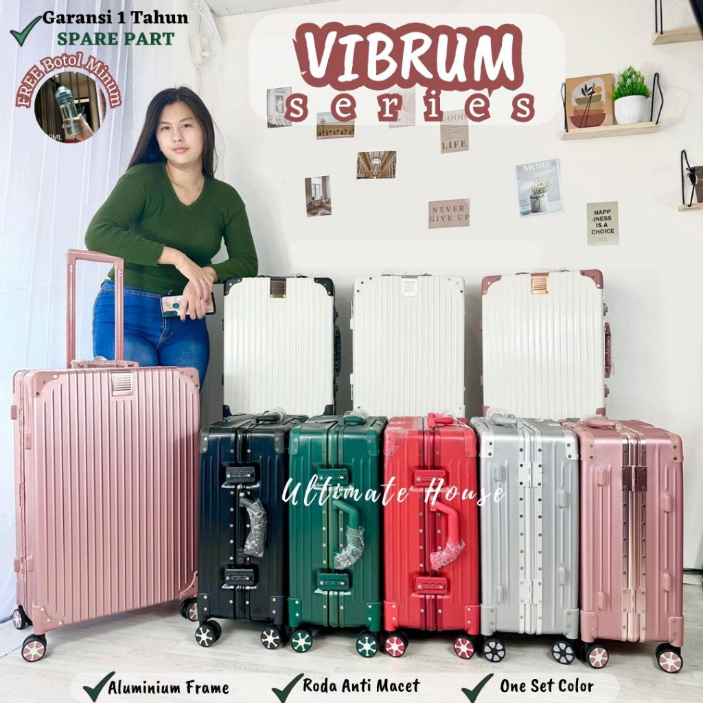 Jual Koper Vibrum Series Koper Kabin Cabin Bagasi Suitcase 20 Inch 26 ...