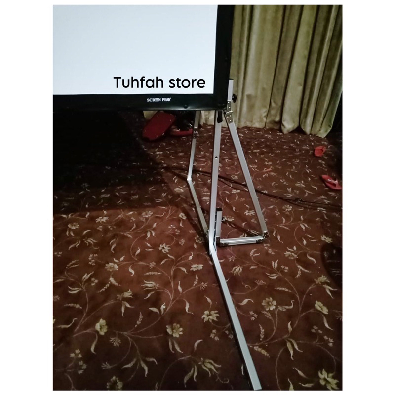 Jual Fast Fold Screen 4 x 6 m Fastfold Combo Front Rear 300 inch Layar ...