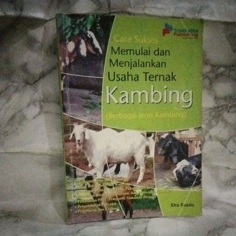 Jual CARA SUKSES MEMULAI DAN MENJALANKAN USAHA TERNAK KAMBING (EKO ...