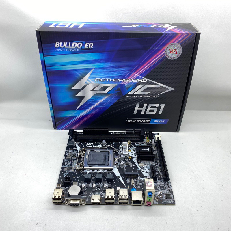 MOBO MOTHERBOARD BULLDOZER H61 INTEL GEN 2 GEN 3 SOCKET 1155 DDR3