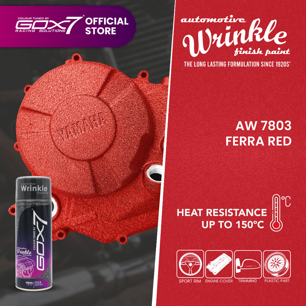 Jual GOX7 Cat semprot Mesin Motor Wrinkle Finish Otomotif - AW 7803 ...