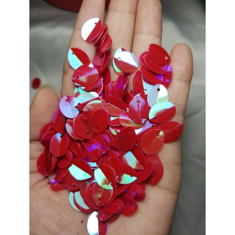 Jual Sequin Daun Payet Daun Oval X Mm Daun Tetes Tekuk Payet Lipat Payet Daun Shopee