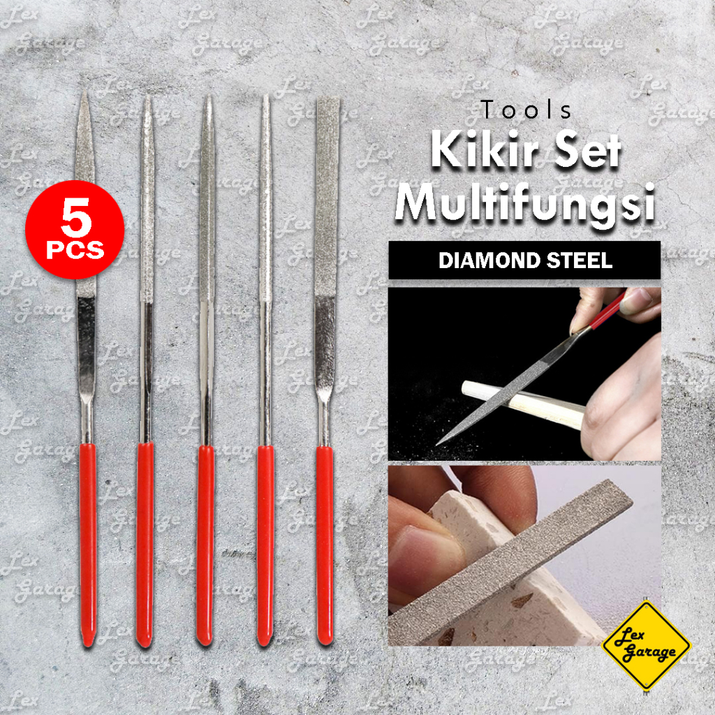 Jual Kikir Diamond Set 5 Pcs Flat Bulat Segitiga Kotak Shopee Indonesia