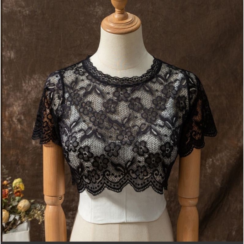 Jual Bolero Rajut Remaja Model Kaos Warna Hitam | Shopee Indonesia