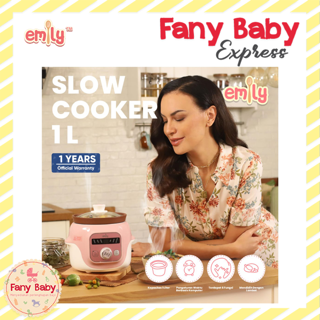 Jual EMILY SLOW COOKER CLAYPOT 1LT / ESC34003 Shopee Indonesia