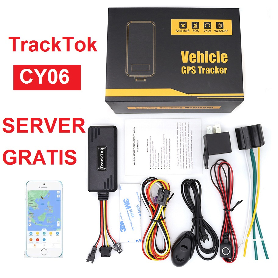 Jual GPS Tracker Mobil 4G/2G CY06 200mAh Alat Pelacak Kendaraan Real ...