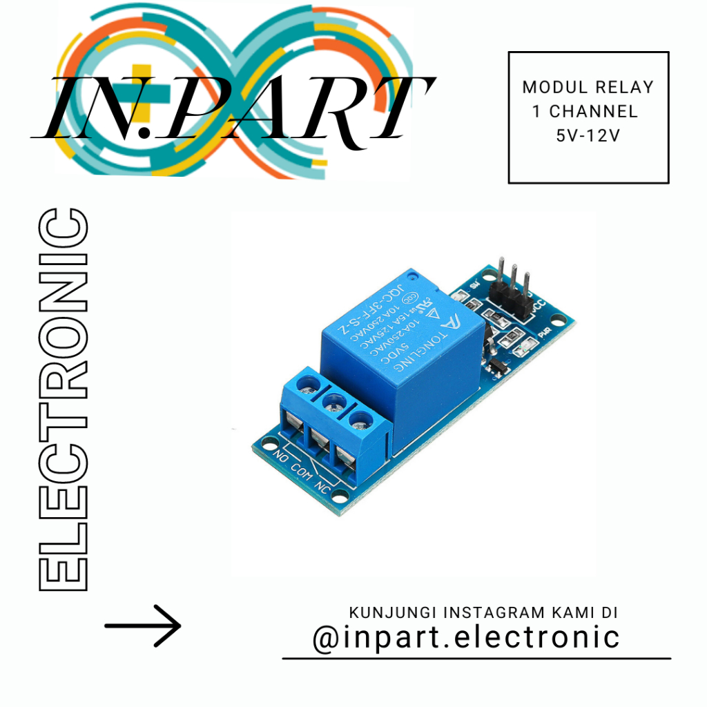 Jual MODULE RELAY 5V 1 CHANNEL 5V KY-019 ACTIVE HIGH TRIGER RELAY 1 ...