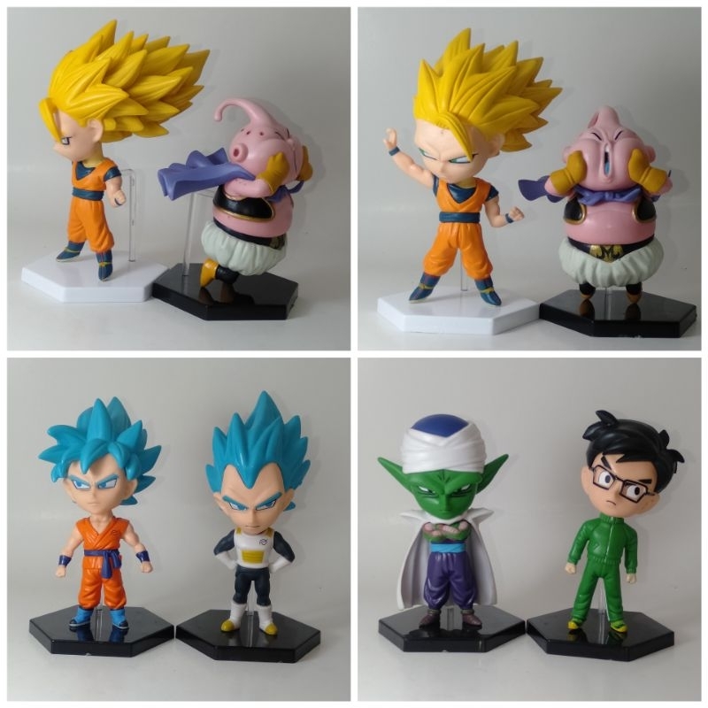 Jual Figure Anime Dragonball Action Figure Goku Buu Bejita Gohan Picollo Figure Chibi Dragon 2124