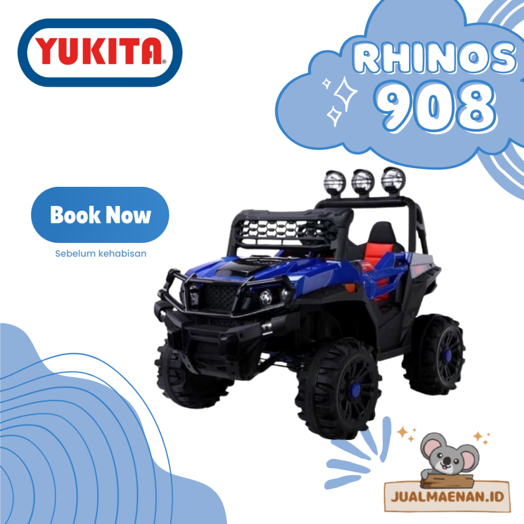 Jual Mobil Aki RHINOS Yukita 908 (NON PAINT) | Shopee Indonesia