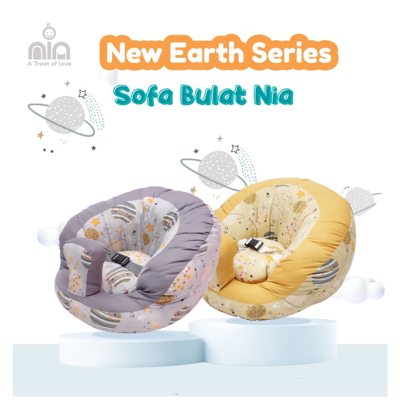 Jual New Arrival Nia Sofa Bayi Sofa Bayi Belajar Duduk Sofa Nia Kaki Bulat Sabuk Pengaman