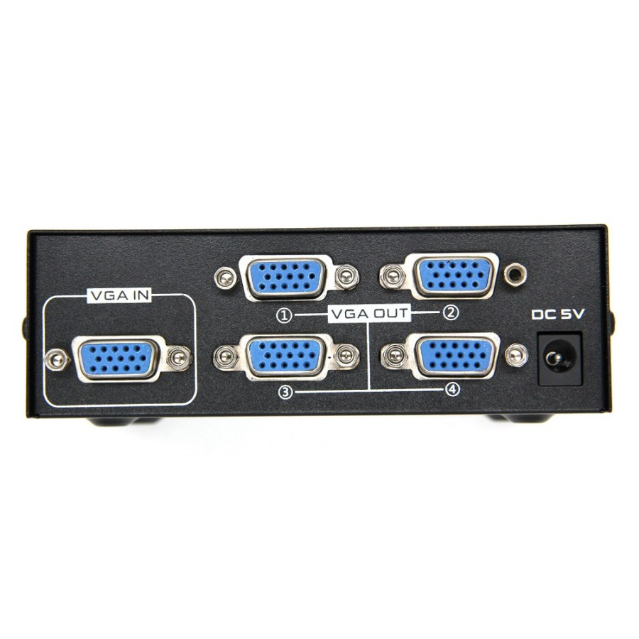 Jual VGA Splitter 4 Port VGA Spliter 4 Port VGA Split 1 To 4 Port VGA ...