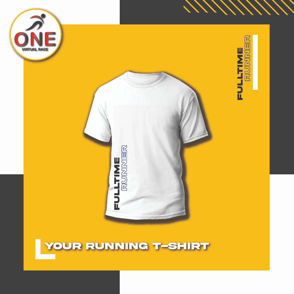Jual Kaos Custom FULLTIME RUNNER series Shopee Indonesia