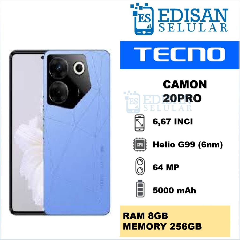 Jual TECNO COMON 20 PRO 8/256GB GARANSI RESMI | Shopee Indonesia