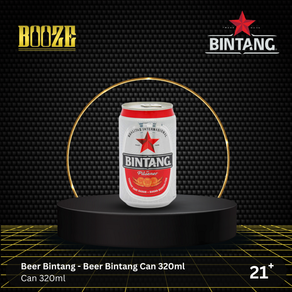 Jual Bir Bintang Kaleng Can Beer 4,7% 320ml - Booze Surabaya | Shopee ...