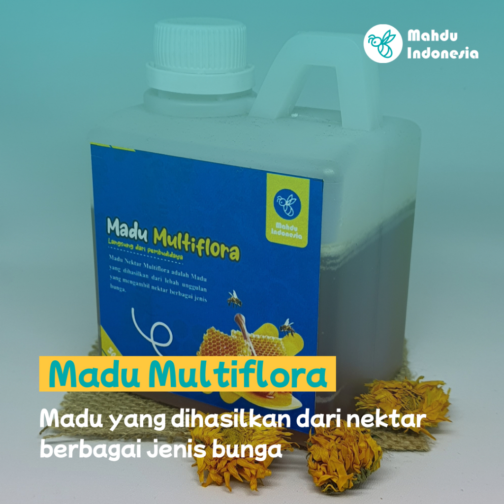 Jual Madu Multiflora 500 gr - Madu Murni Super 100% Alami dari Petani ...