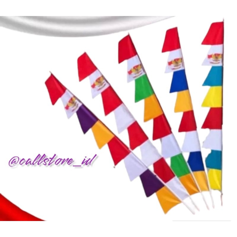 Jual BENDERA UMBUL UMBUL GARUDA MERAH PUTIH DAN WARNA WARNI Shopee Indonesia