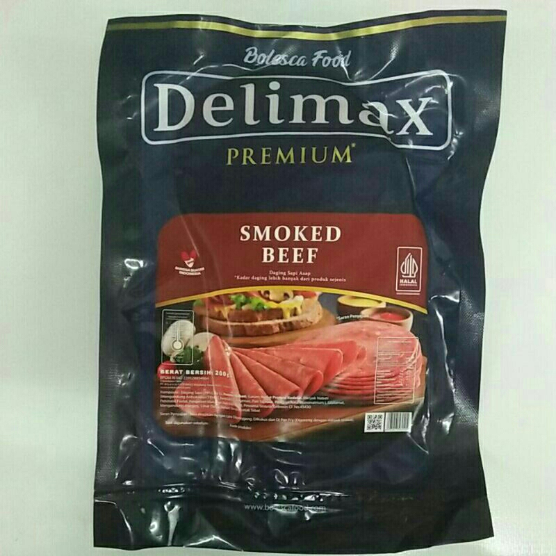 Jual Delimax Smoked Beef G Shopee Indonesia