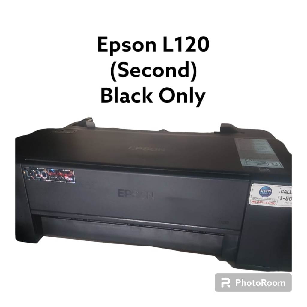 Jual Printer Epson L120 Second Black Only Siap Pakai Dan Bergaransi Shopee Indonesia 4094