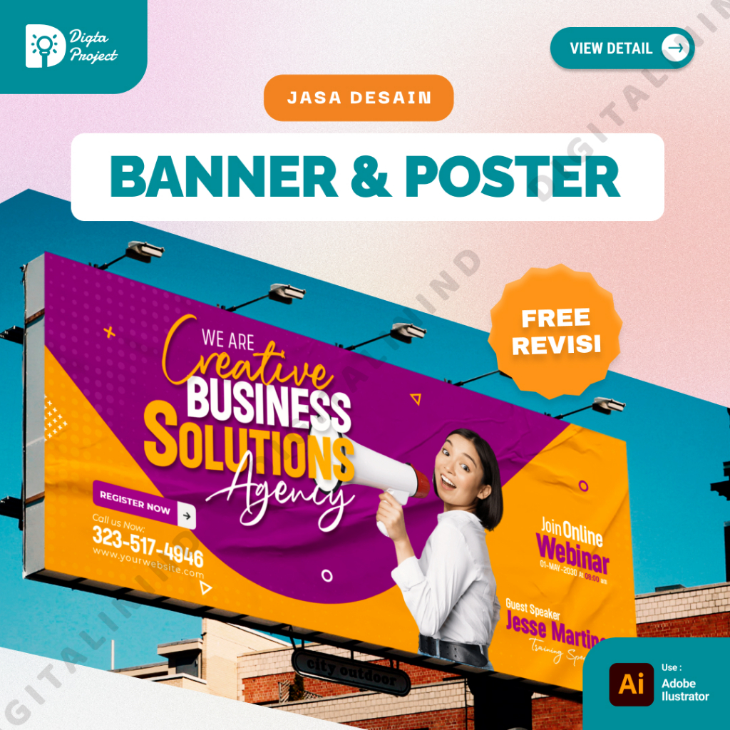 Jual Jasa Desain Poster Free Revisi Ready Jasa Desain Cv Jasa