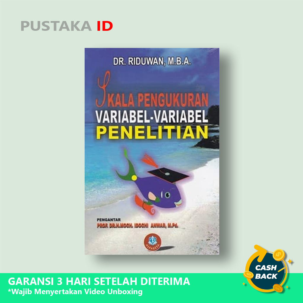 Jual Buku Skala Pengukuran Variabel Variabel Penelitian Original Shopee Indonesia