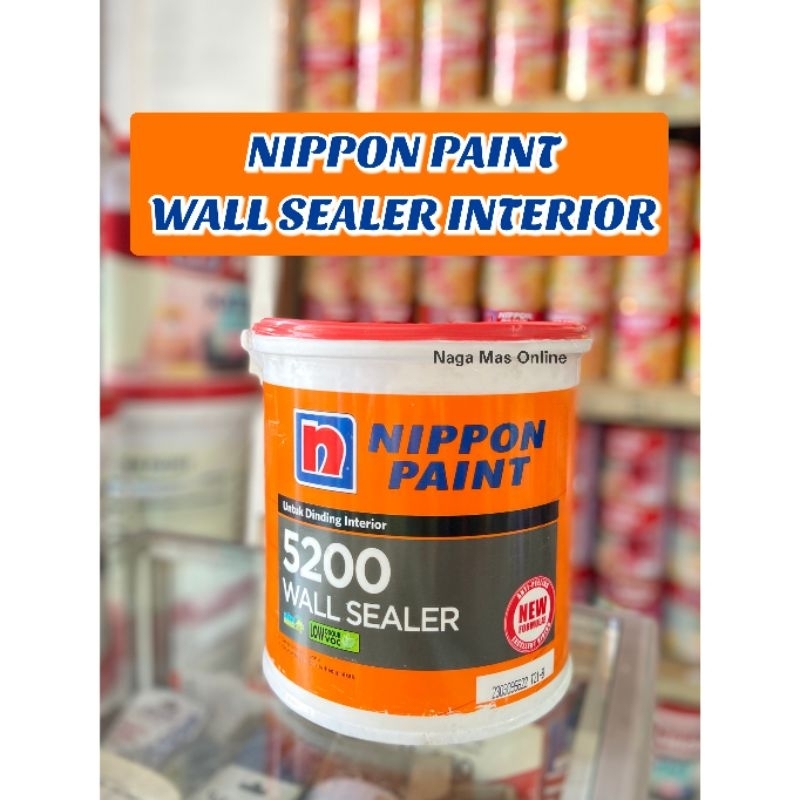 Jual WALL SEALER 5200 CAT DASAR TEMBOK 4 KG / WALL SEALER INTERIOR NIPPON PAINT Shopee Indonesia