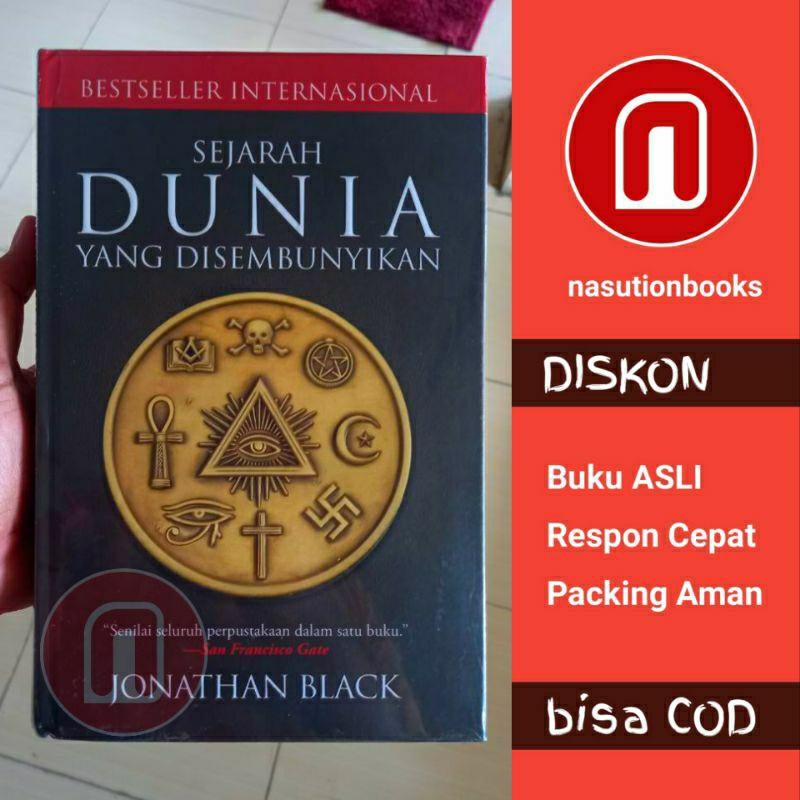 Jual Buku Sejarah Dunia Yang Disembunyikan Jonathan Black Shopee