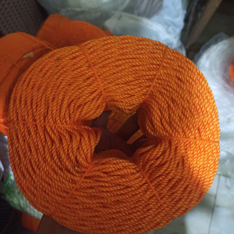 Jual tali tambang 3mm/roll. tambang warna orange. tali tambang warna ...