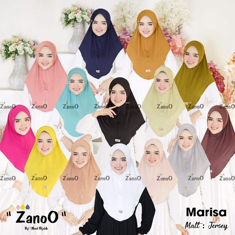 Marisa M - Hijab Instan Daily Bahan Jersey By Zanoo - foto 4