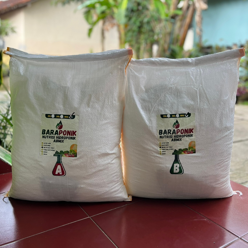 Jual Pupuk Hidroponik Ab Mix Nutrisi Sayuran Daun Baraponik Pekatan Liter Shopee Indonesia