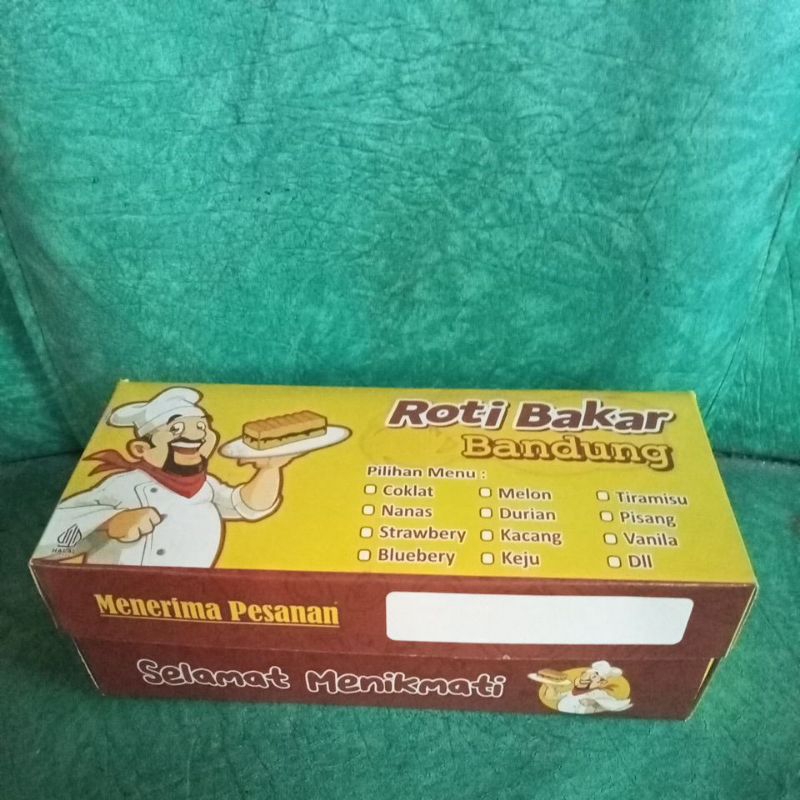 Jual @50pcs box roti bakar/dus roti bakar uk 19,5x9x7cm | Shopee Indonesia