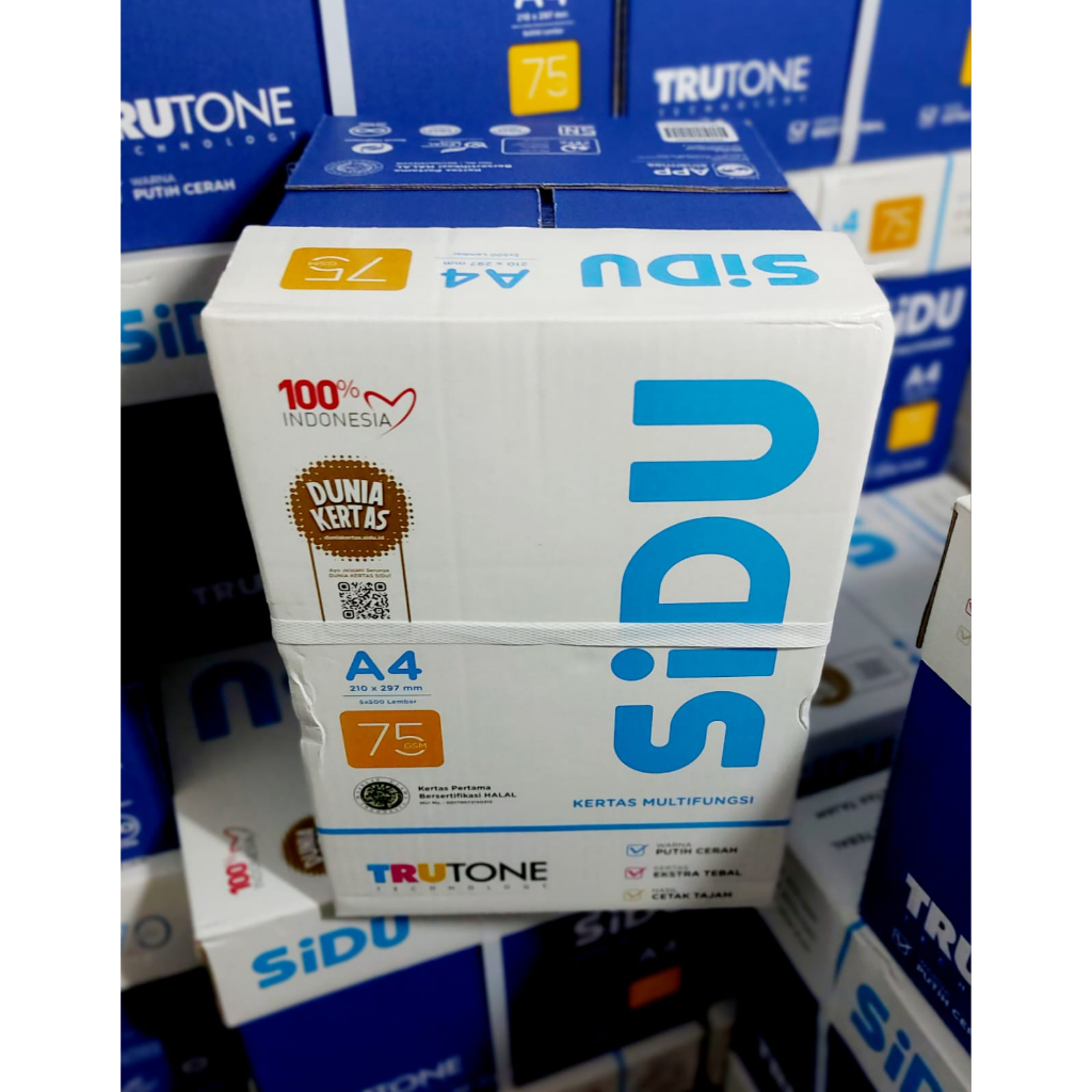 Jual Kertas Hvs A Gr Gsm Gram Sidu Sinar Dunia Gojek Grab Shopee Indonesia