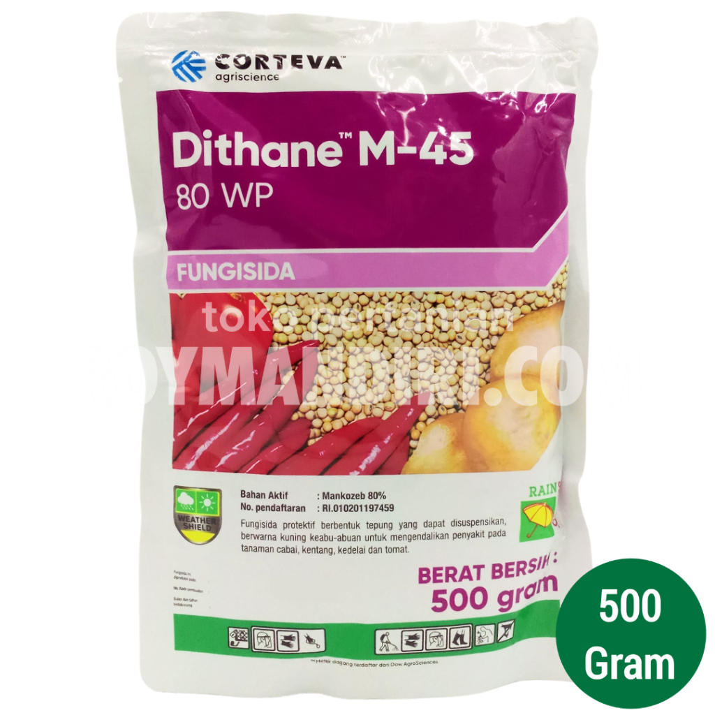 Jual Fungisida Protektif Dithane M-45 80WP @500 gram | Shopee Indonesia