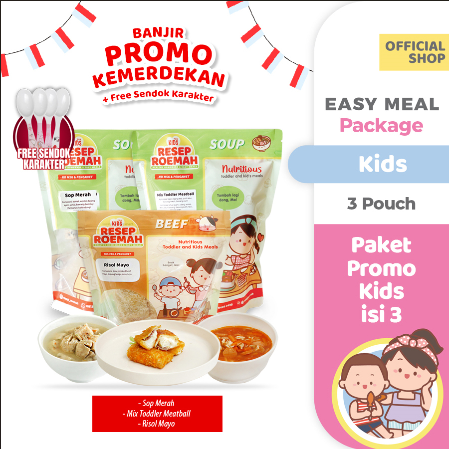 Jual Resep Roemah Paket Promo Kids Isi 3 / Makanan Sehat Anak Balita ...