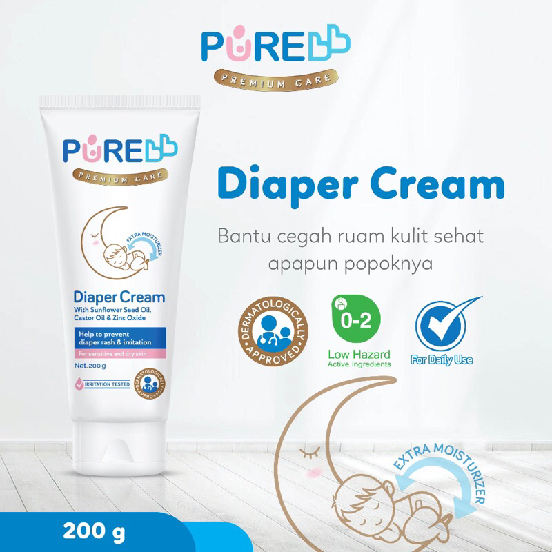 Jual Pure BB Diaper Cream 100 gr 200 gr Shopee Indonesia
