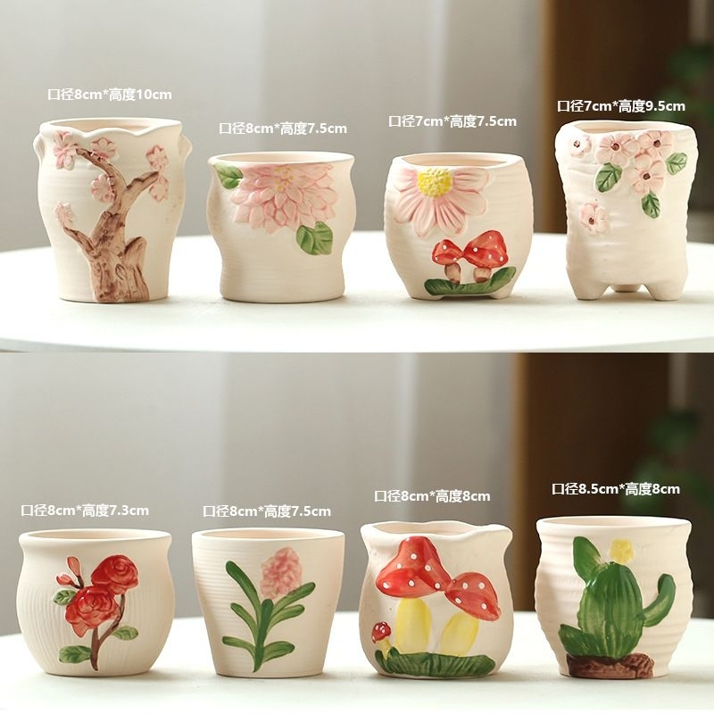 Jual Potter Plants - Pot Bunga Keramik Tanaman Hias Mini Ukuran Kecil 1 ...