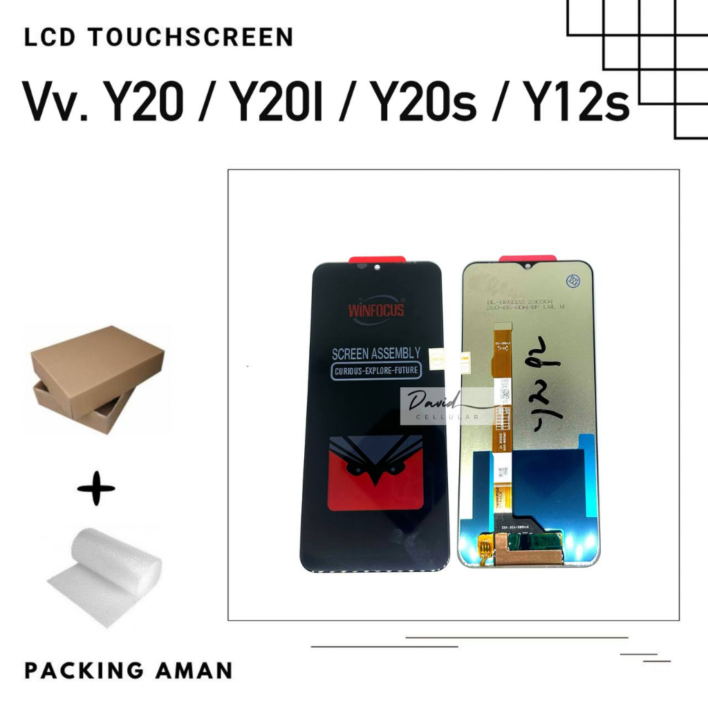 Écran LCD De Remplacement Pour Vivo Y20 / Y20i / Y30 (et Autres Modèles Compatibles) - Noir - Installation Facile Avec Kit Inclus