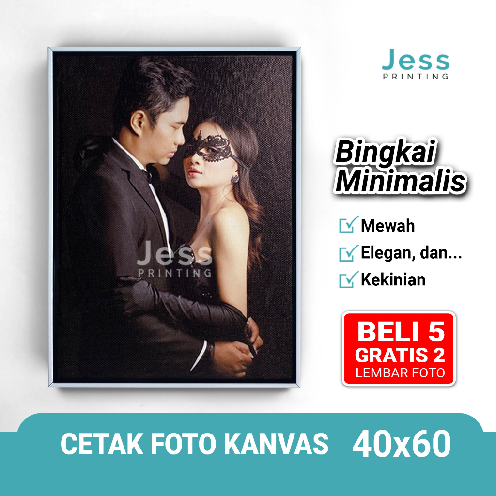 Jual Cetak Foto Kanvas Include Bingkai Minimalis Murah Siap Pajang ...