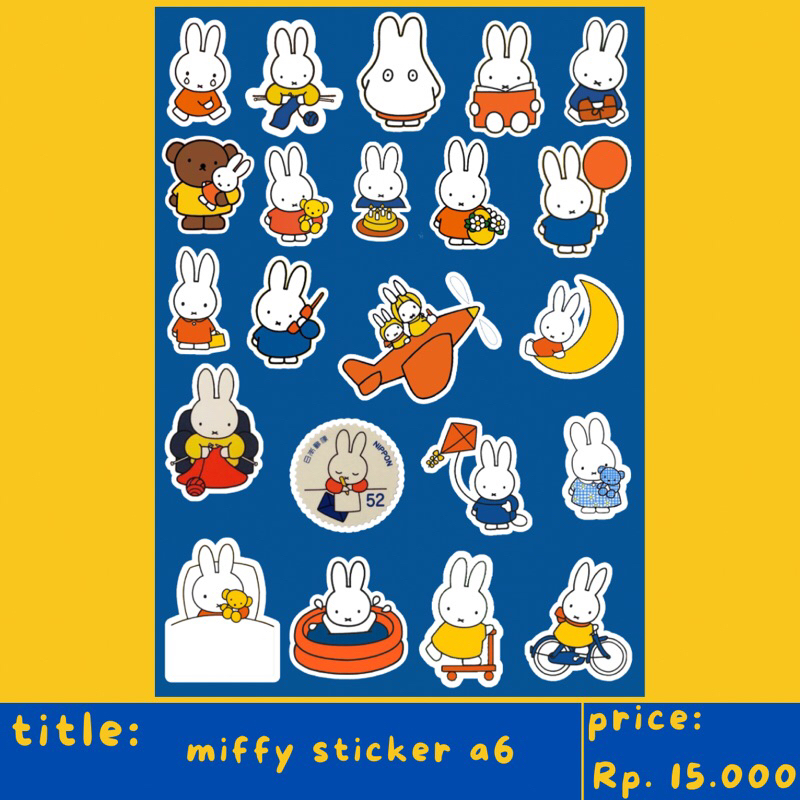 Jual MIFFY STICKER | Shopee Indonesia