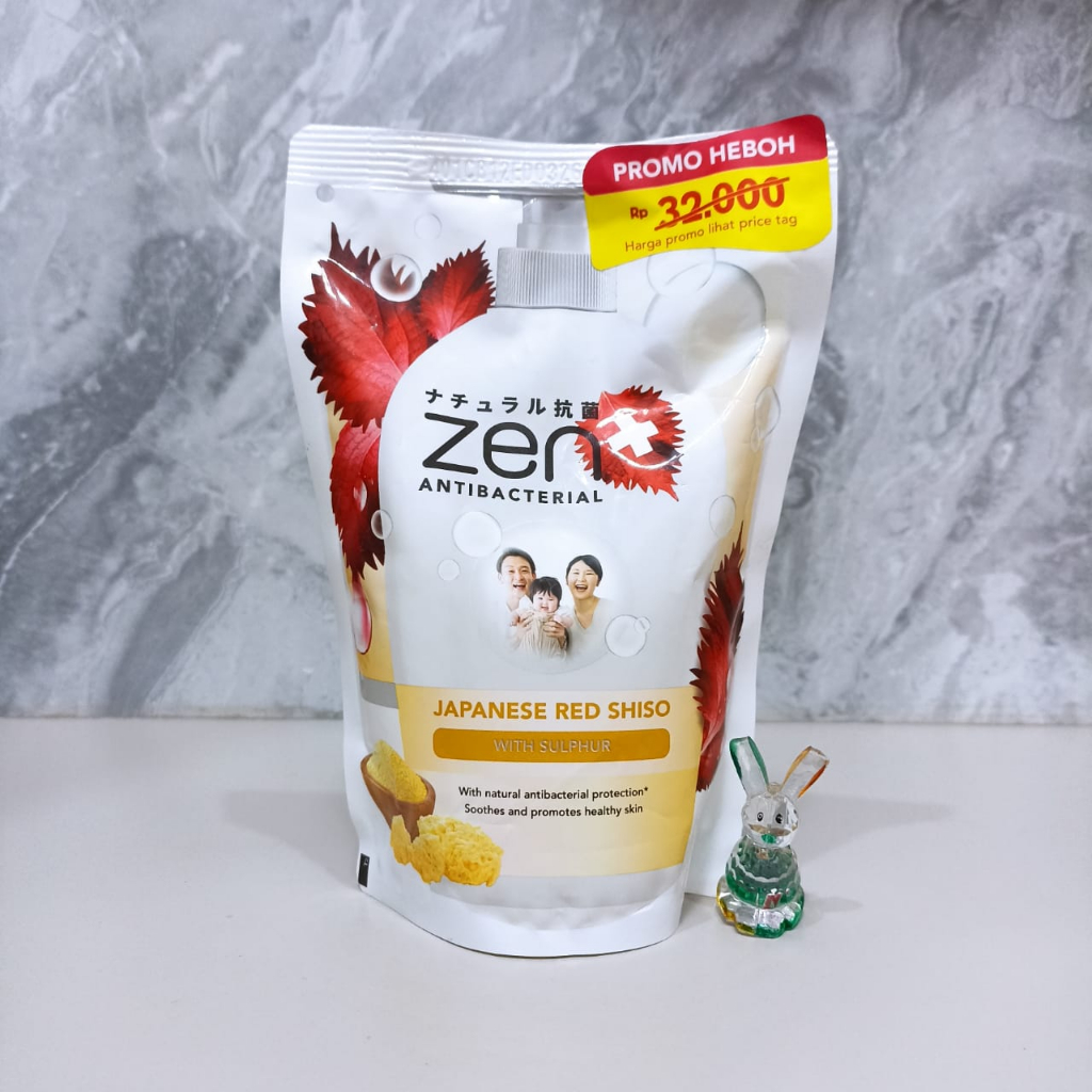 Jual Zen Antibacterial Body Wash Sabun Mandi Cair Japanese Red Shiso