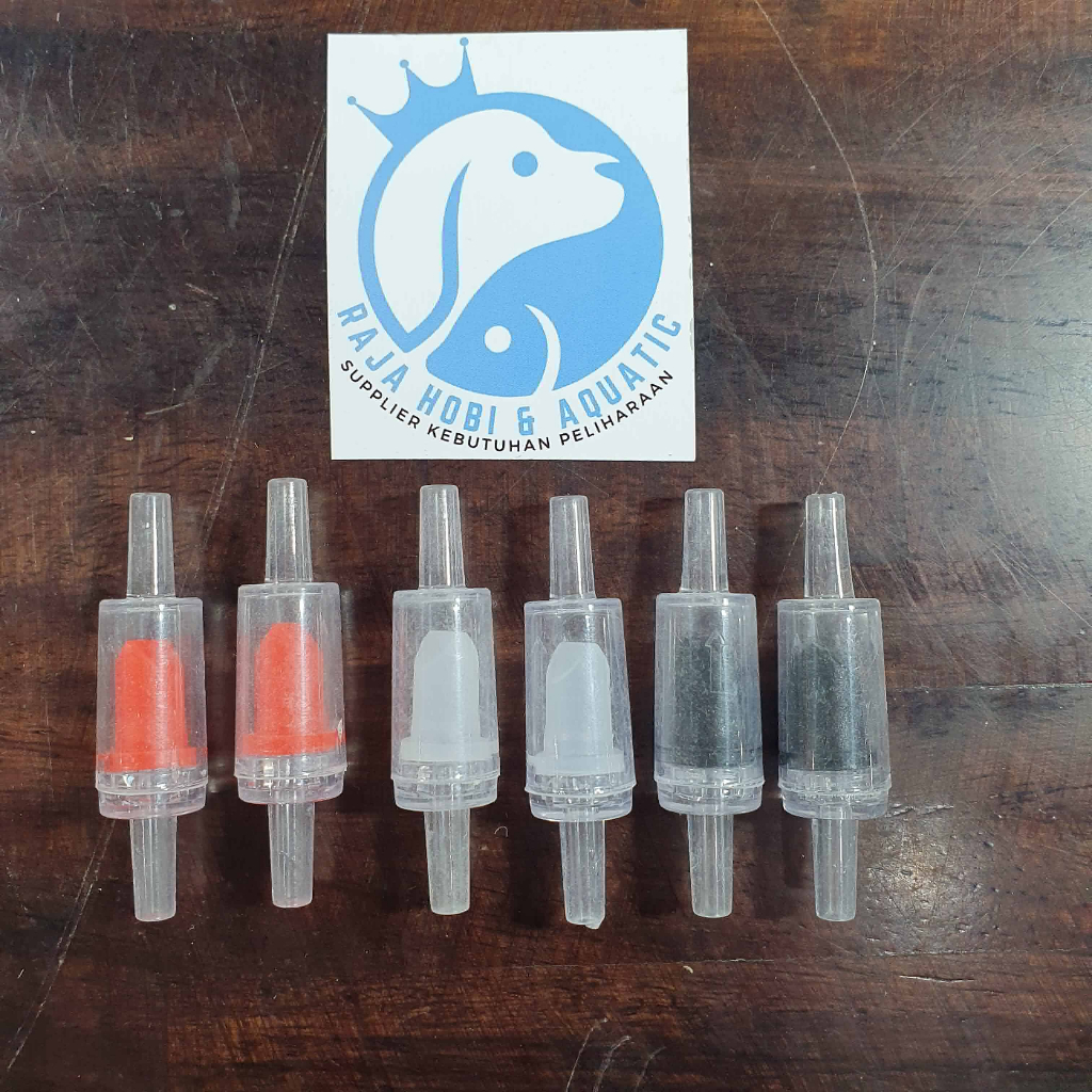 Jual CHECK VALVE 1 ARAH SELANG UNTUK AKUARIUM AQUARIUM AERATOR MERAH ...