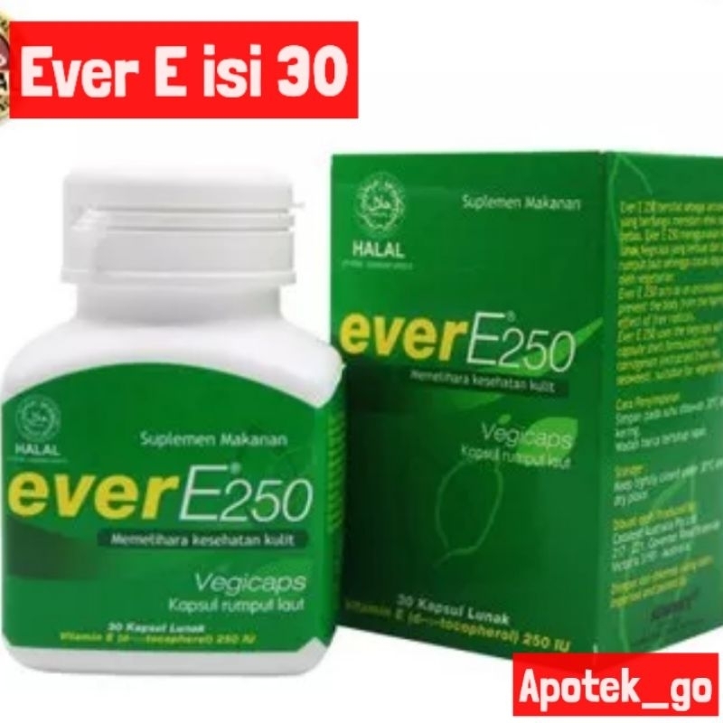 Jual Ever E 250 Iu Botol 30 Kapsul Shopee Indonesia 5366